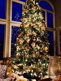 12 foot prelit  Christmas tree