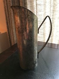 Silver plate pitcher.