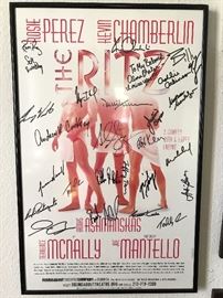 Theater poster signed by all the actors!