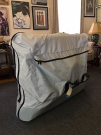 Custom carry case for massage table.