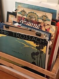 Many various posters in all different sizes from around the world.