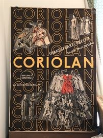 Very large poster signed and dated 1964.