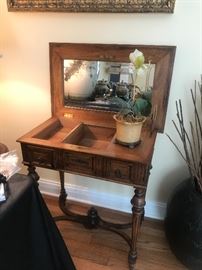 Flip top Antique vanity