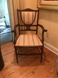 With two matching chairs
