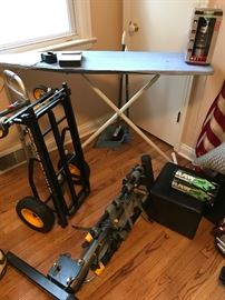 Bike rack , dolley, and more