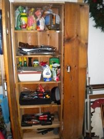 Cabinet and chemicals 
