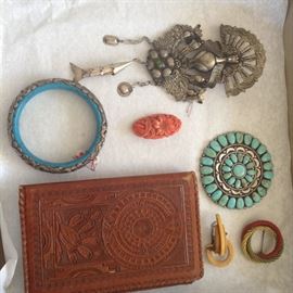 Bakelite and Silver Jewelry 