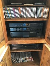Sony stereo equipment and CDs