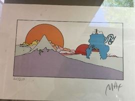 Peter Max lithograph