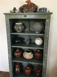 David Marsh painted cabinet