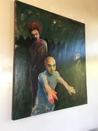 Kathleen Morris oil, 'Returno Nocturno'