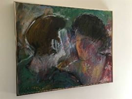 Jan Gosnell oil The Meeting