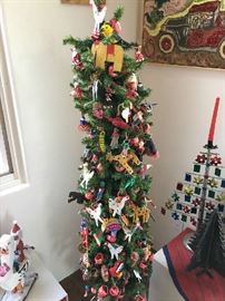 Folk art Christmas tree