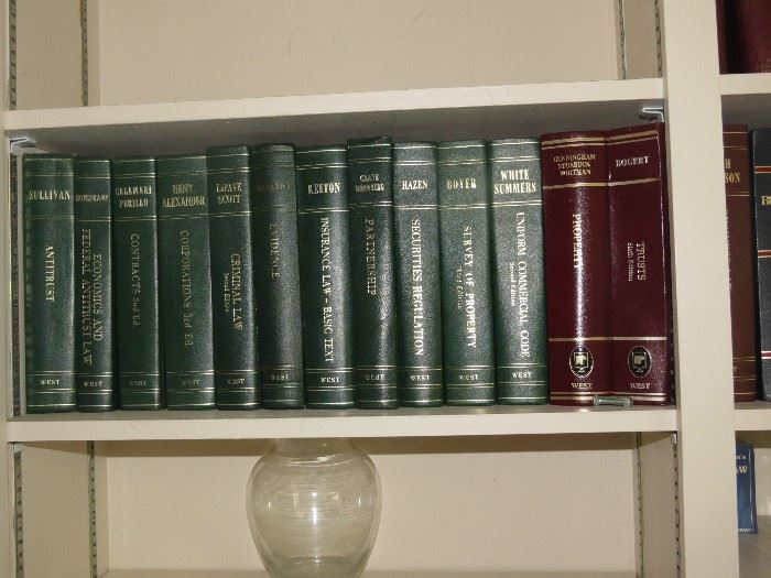 Lots of law books.