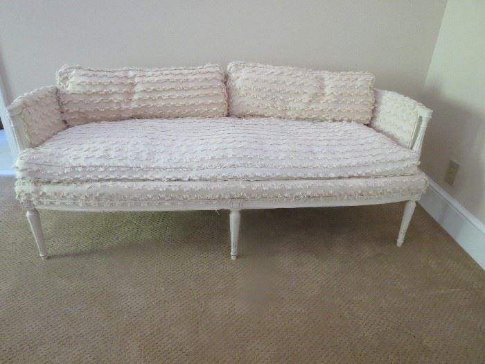 Sweet and fluffy loveseat.