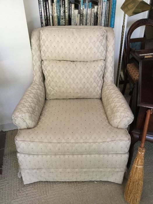 swivel-rocker upholstered chair