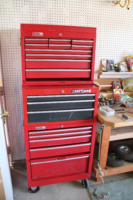 three tool chests