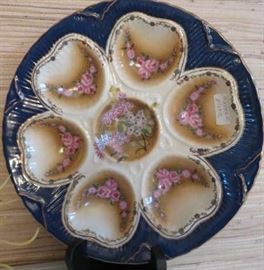 Limoges Oyster Plate