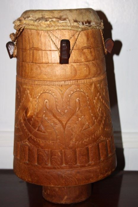 Vintage Native South American Drum