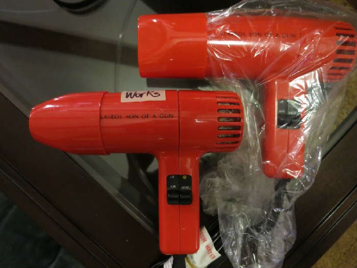 Vintage Clairon Son Of A Gun Blow Dryer.  Look these up!