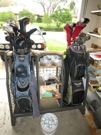 Callaway Golf Club Set, Bag Holder And More