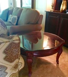 Grand Revival  by American Drew Side Tables with glass tops