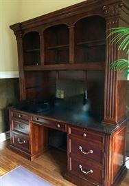 Stanley Executive Desk and Credenza