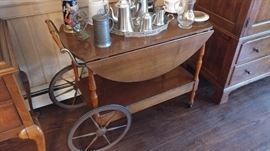 Antique tea cart