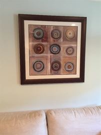 Geological Sacred Cenotes wood framed prints 36.5 x 36.5 Circles and Squares. Gorgeous