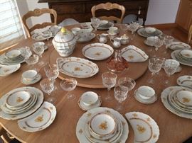 HEREND CHINA YELLOW CHINES BOUQUET