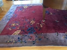 RUG- ART DECO CHINESE CIRCA 1930