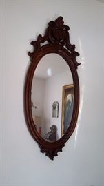 VICTORIAN OVAL MIRROR