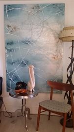 LARGE ABSTRACT OIL on CANVAS