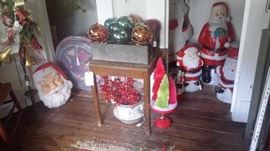 VINTAGE SANTA BLOW MOLDS, Other Christmas Decor