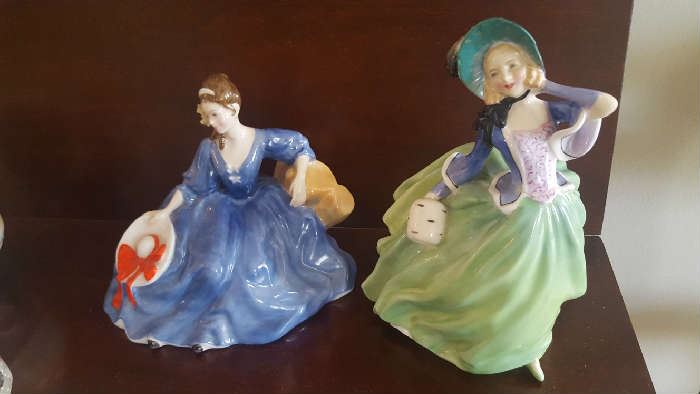 Royal Doulton figurines    $25 each