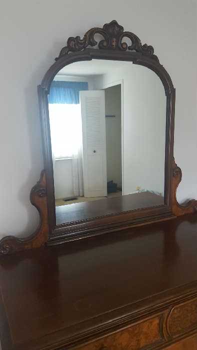 $250  Antique dresser with mirror
