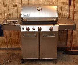 Weber Grill with side burner - Looks New and Unused