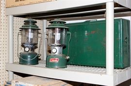 Vintage Coleman Camping Equipment