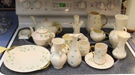 Many Beautiful Pieces of Belleek 