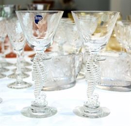 Heisey Seahorse glasses