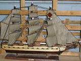(1 of 3)Galleon Ship from Spain - "The President -  Frigate 1800 "
stored in crate for over 40 years (33Lx24H)