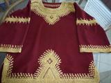 Gold thread embroidery blouse - Greece