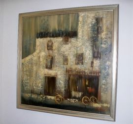 Framed and Signed Canvas Art