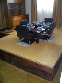 Tatami Platform - Tea Table and Chairs