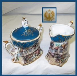 Excellent RS Prussia Creamer and Sugar 