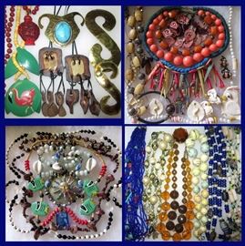 Great Selection of Costume Jewelry, Large Statement Pcs  