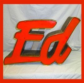 Lighted Ed Sign  