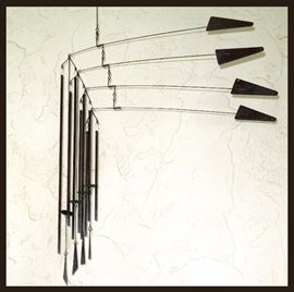 Very Cool Wind Chimes with Alexander Calder Style Mobile  