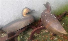 MALLARD BRASS ANDIRONS