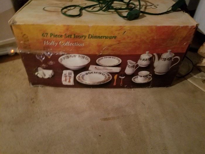 We have two sets of this china....new in box